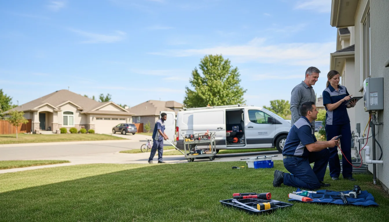 Tankless water heater service in Lorena, TX